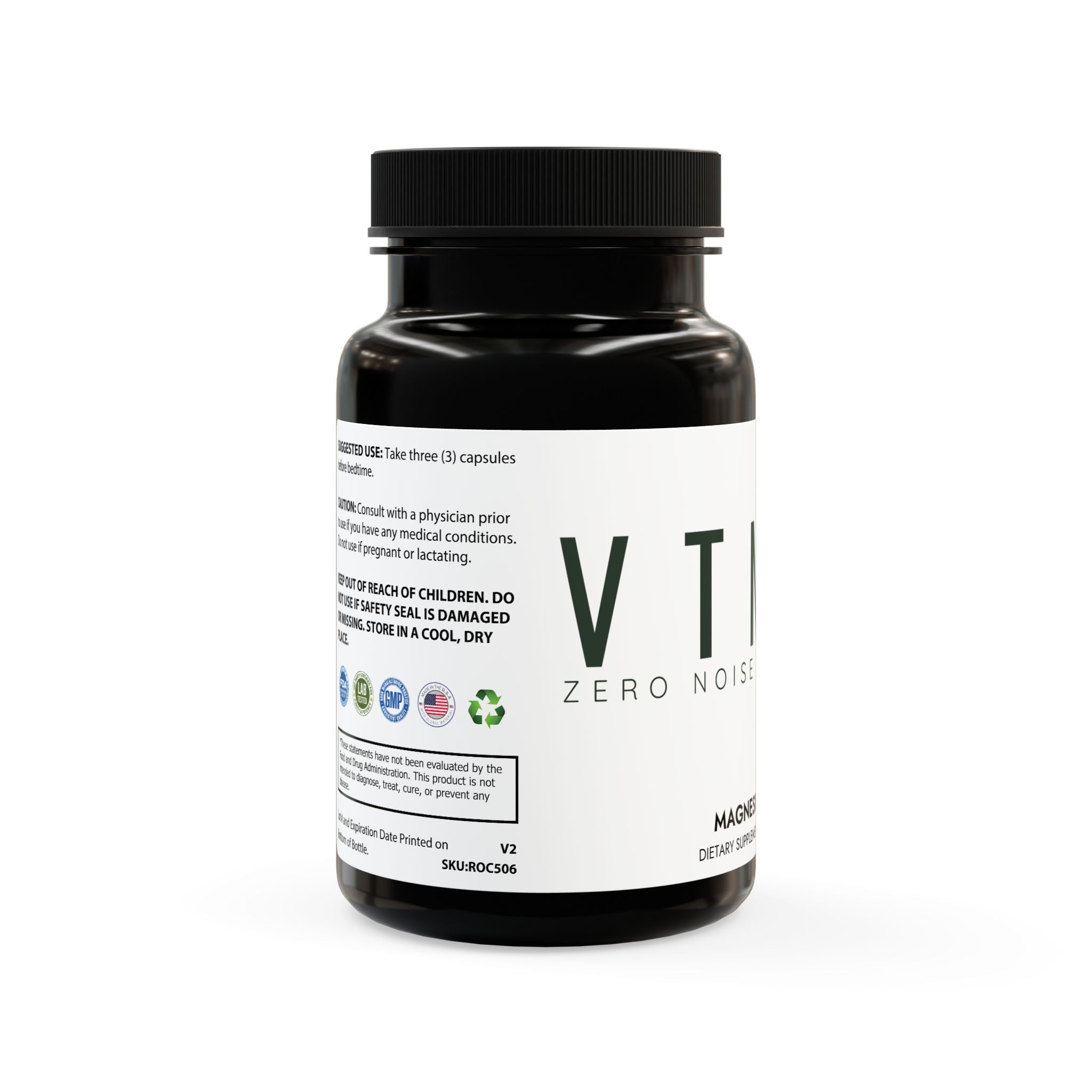 Magnesium Zinc Supplement (90 Capsules)