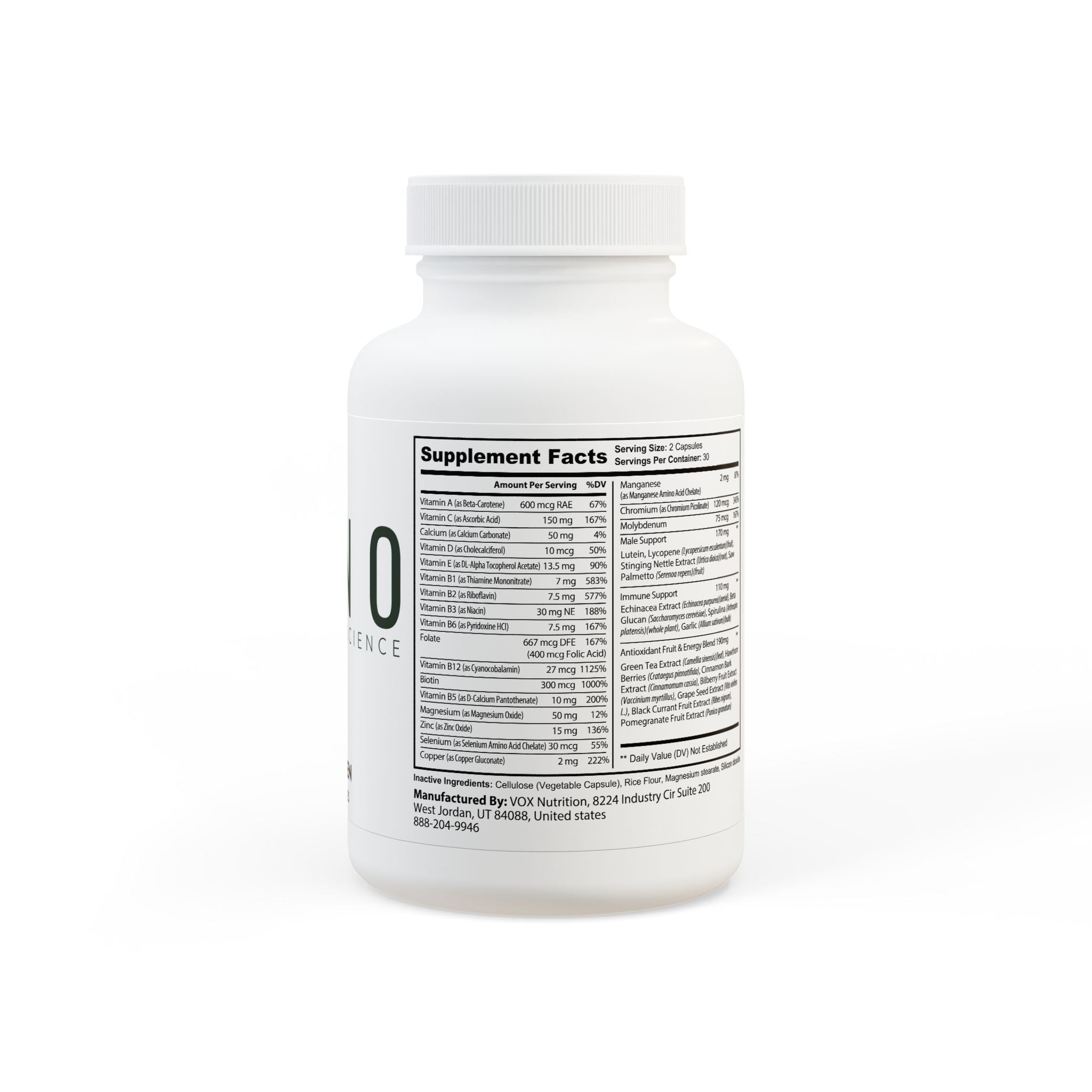 Multivitamin for Men Supplement (60 Capsules)