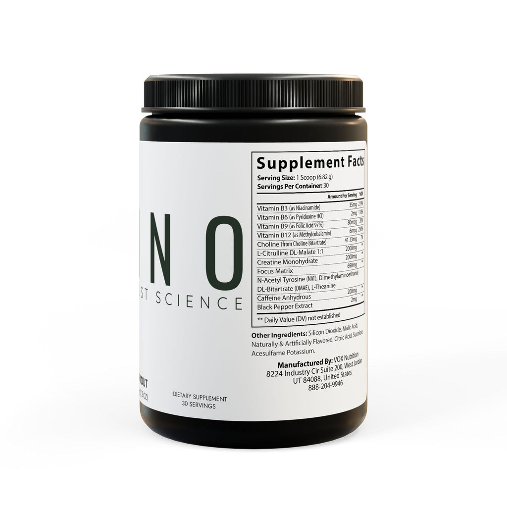 Pre-Workout Supplement, Fruit Punch (204g, 7.1oz)