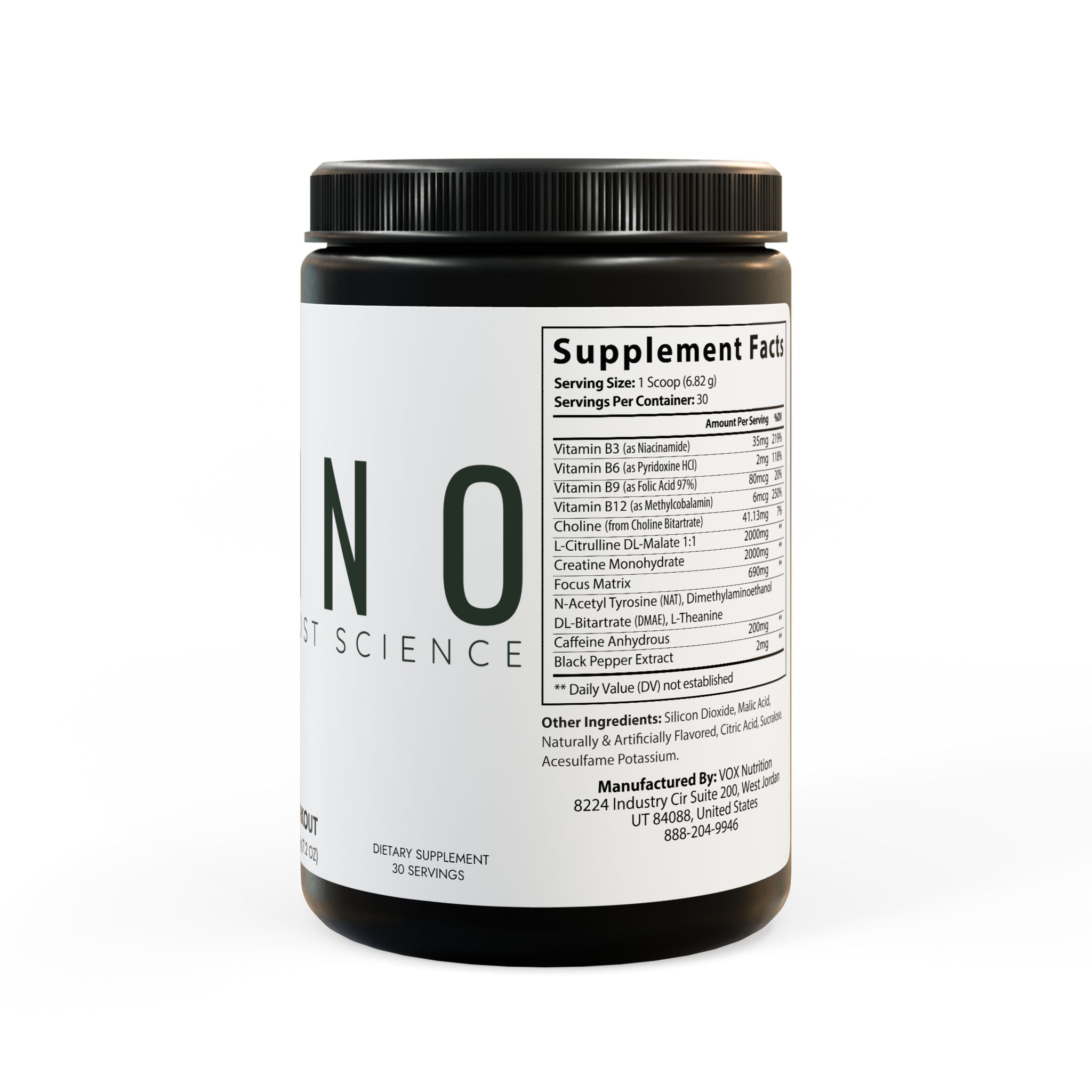 Pre-Workout Supplement, Fruit Punch (204g, 7.1oz)