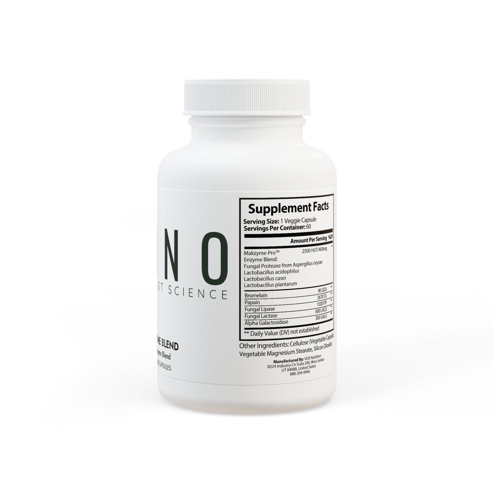 Digestive Enzyme Blend Supplement (60 Capsules)
