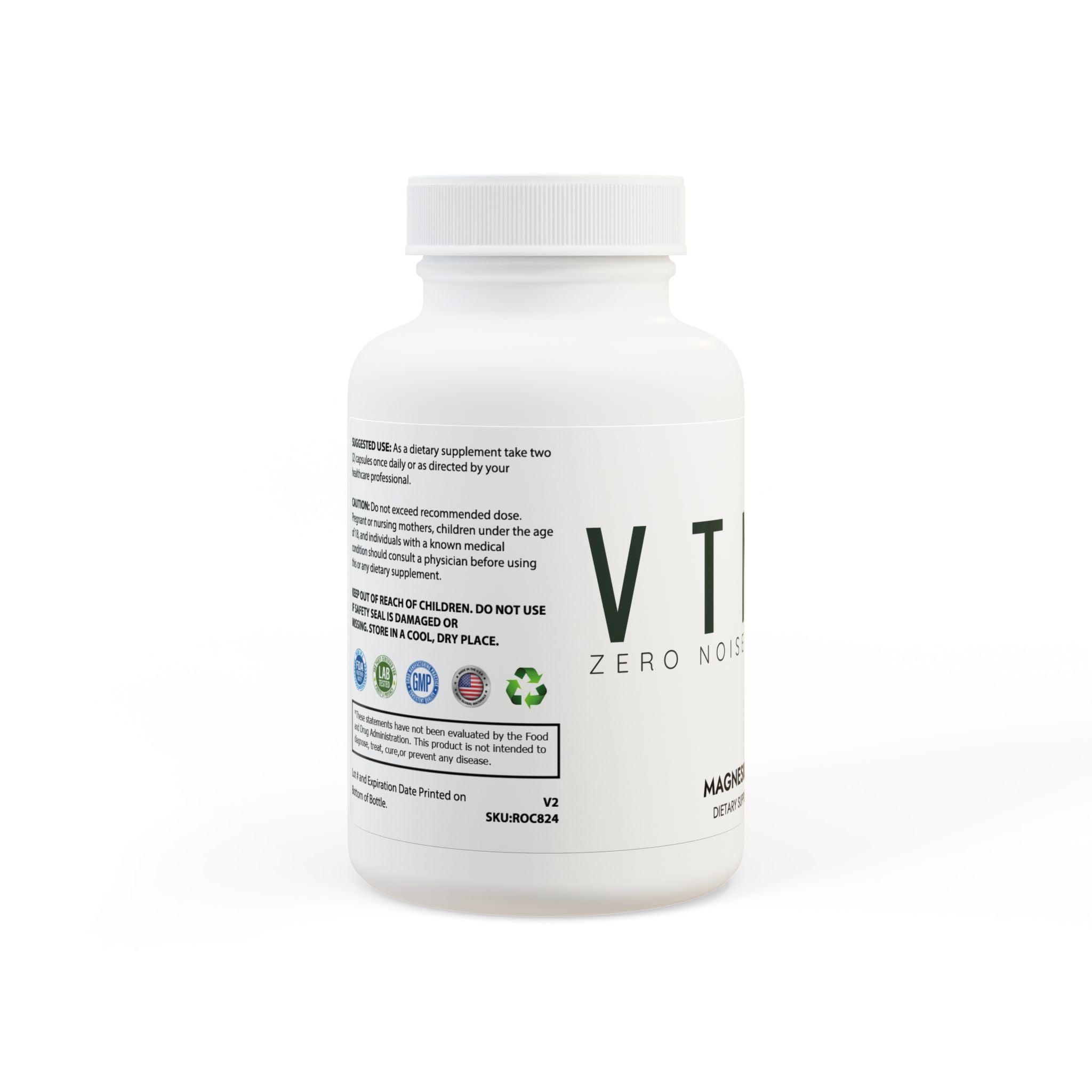 Magnesium Glycinate Supplement (60 Capsules)