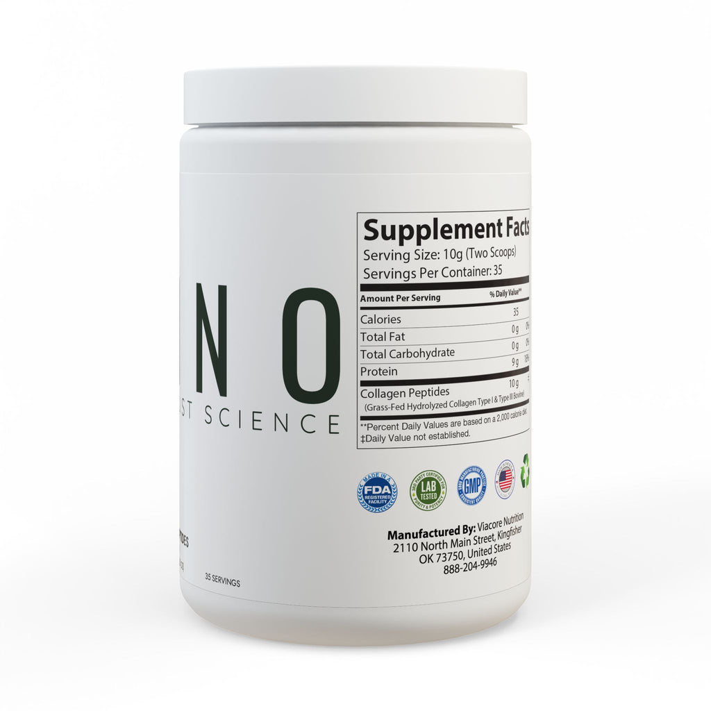 Collagen Peptides Type I & III Supplement (350g, 12.3oz)