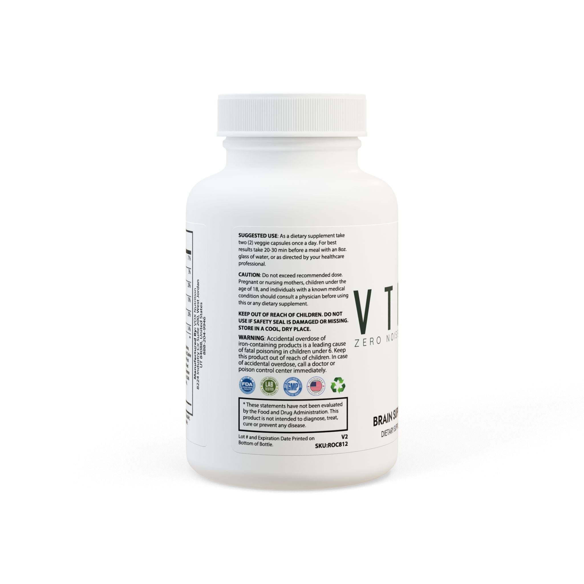 Brain Support Complex Supplement (60 Capsules)