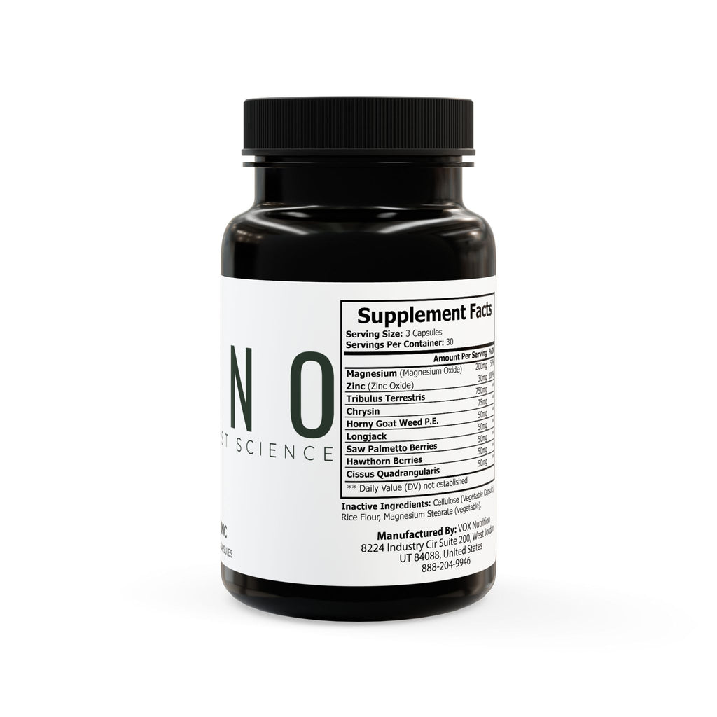 Magnesium Zinc Supplement (90 Capsules)